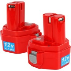 Ersatzakku Yoookoto Ni-MH 4500 MAH 12V für Makita-Werkzeuge, 2 Stück