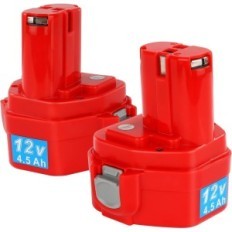 Sparebatteri YOOOKOTO NI-MH 4500 MAH 12V for MAKITA-verktøy, 2 stk