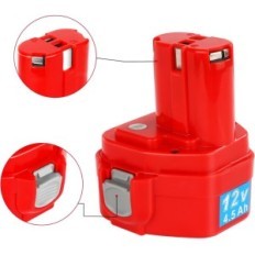 Batterie de rechange Yoookoto Ni-MH 4500 Mah 12v pour outils Makita, 2 pcs