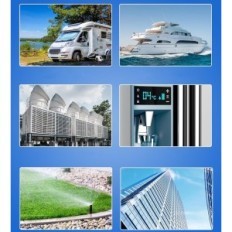 Pompe à eau MXMoonant MX-44 24V 17 L / min, 2,8 bars, 130W