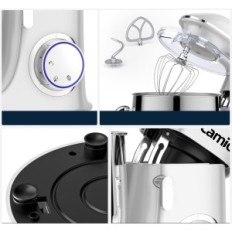 Robot de cocina Camic 1500 W, 8 L, mezclador multifunción, blanco, usado