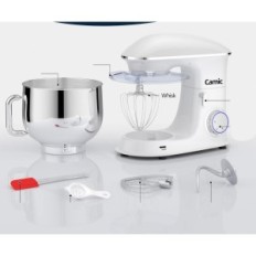 Kuchynský robot CAMIC 1500 W, 8 L, Multifunkčný mixér, Biela, Použitá