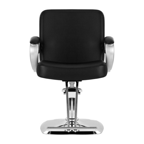 Cadeira de Cabeleireiro Hair System ZA31 preta — vista frontal