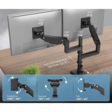 Putorsen RZMM-69-2P, VESA 75/100 MONITOR ARM, 17-38 `«, til 20 kg