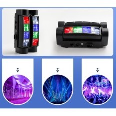 Liikkuva LED-LED ASYOURSHOP 8x10W, DMX512 CONTROL, klubit