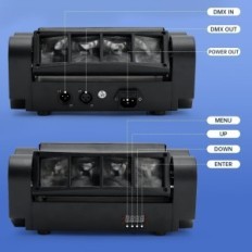 Bewegliche LED-LED-Areyourshop 8x10w, DMX512-Steuerung, Clubs