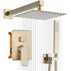 Flush-Dusch-Duscharmaturen, 12 Zoll, 2 Funktionen, Ausstellung