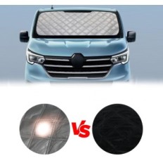 Sats med 8 avtagbara Sookoda-skyddskåpor för Renault Trafic SWB, som används