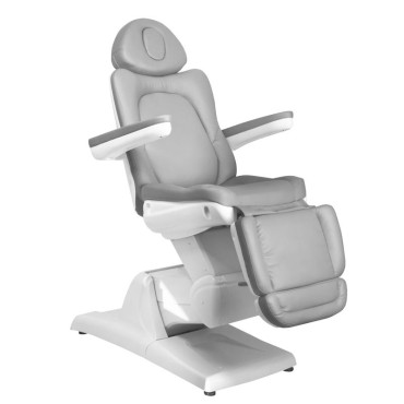 Sillón eléctrico cosmético Azzurro 870 3 motores Gris — vista lateral