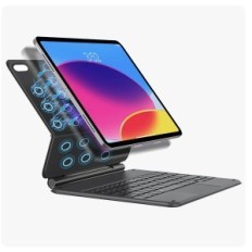 Brugte Ninmin Case til iPad 10,9 "10. GEN, AZERTY med baggrundsbelysning