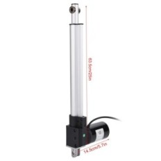 Attuatore elettrico Herchr GS02634-06 12V 6000N, salto da 450 mm, usato