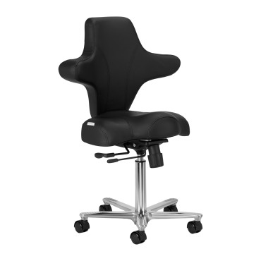 Azzurro Special 152 skønhedsstol sort — fra siden