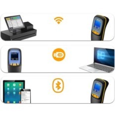 Wireless Lenvii vöötkoodi skanner, USB, 5V, 1500 mAh