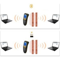 Scanner di barre a barre wireless Lenvii, USB, 5V, 1500 mAh