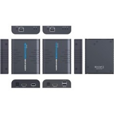 HDMI Extension Agptek KVM 120M, ULTRA HD 1080P, klávesnica a USB myš