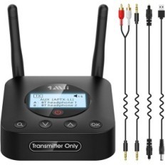 Transmiter Bluetooth 1Mii B06TX+, długi zasięg, aptX HD, niskie opóźnienie