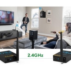 Vysílač 1mii audio přijímač RT5066PRO, 2,4GHz, nízký zpoždění