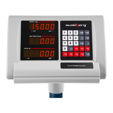 Platformas mēroga noliktavas izvelkamais 40x50cm barošanas avots + akumulators 150kg / 50g