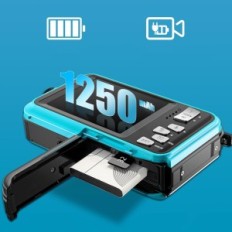 Digitálna yisence kamera, vodotesné, UHD 4K 56 MP, 32 GB