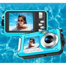 Digital Yisence Camera, Waterproof, UHD 4K 56 MP, 32 GB