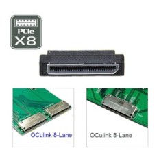 Kábel 50cm OCuLink PCIe SFF- 8611 csatlakoztatni két SSD SFF- 8643