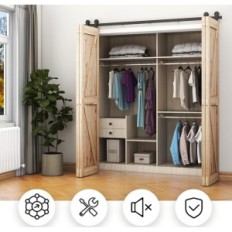 Accessori per wolfbird 200cm Set per porte scorrevoli, per 4 porte