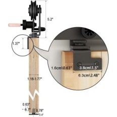 Wolfbird accessories set 152cm for sliding doors, for 4 doors