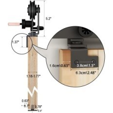 Wolfbird příslušenství Sada 152cm pro posuvné dveře, pro 4 dveře