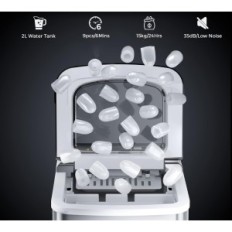 Fooing Ice Machine, 9 κύβους σε 6 λεπτά, 15 kg ανά ημέρα, που χρησιμοποιούνται