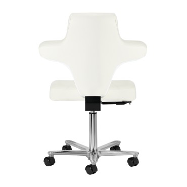 Skønhedsstol Azzurro Special 152 hvid — bagfra