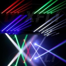 Výstavní lampa s pohyblivou hlavou 90W 110V RGBW 4 Scénické reflektor s dálkovým ovládáním