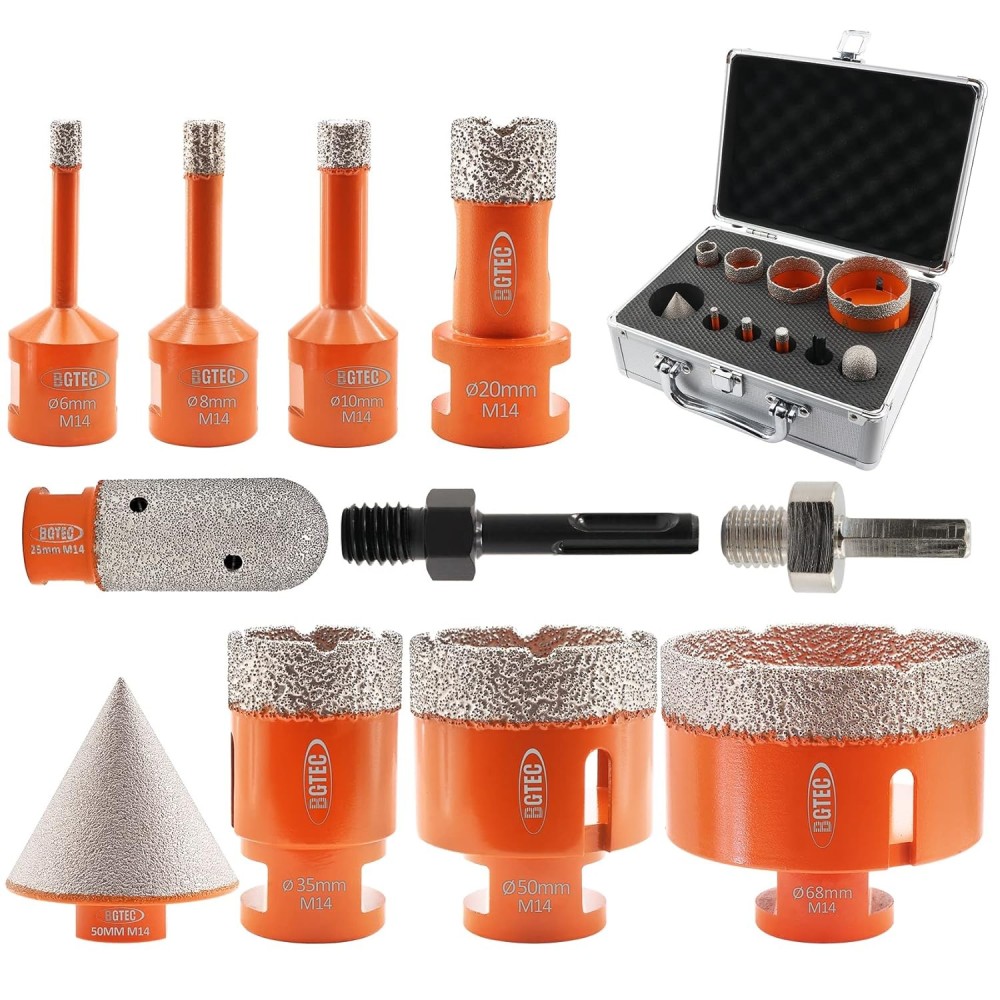 DIAMOND DRILL SET ZA BGTEC Ploščice, 11 kosov