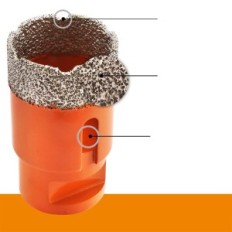 Set di trapano diamantato per piastrelle BGTEC, 11 pezzi