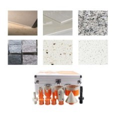 Set di trapano diamantato per piastrelle BGTEC, 11 pezzi