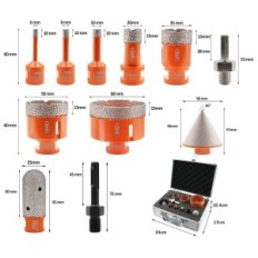 Diamond drill set for BGTEC tiles, 11 pieces
