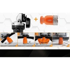 Diamond drill set for BGTEC tiles, 11 pieces