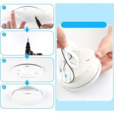 Xindum 3200 MAH smoke sensor set 3 pieces with alarm and battery, wireless smoke detectors