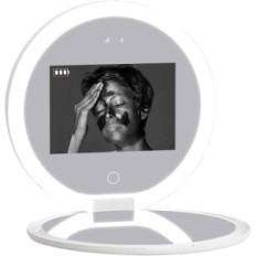 Mirror Hansong με κάμερα UV και μακιγιάζ με μεγέθυνση 2x και οπίσθιο φωτισμό LED για ακριβή μακιγιάζ