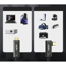 Geohn.g fiberoptisk kabel, 10 GB / s, USB-C, 10 meter