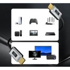 Faseroptik geohn.g HDMI 2.1 Länge 20 m Schlauch zur Bildübertragung in 8k Qualität mit minimalem Signalverlust