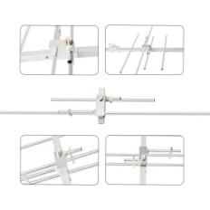 Ulkoiset antennitunnit, 100 W, 8-erä, 2 metriä 70 cm, näyttely