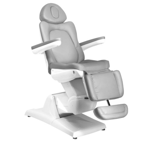 Electric cosmetic chair Azzurro 870 3 motors Gray — side view