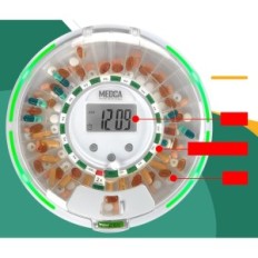 Automatische Medca-tabletdispenser 28 dagen, met geluidsherinnering
