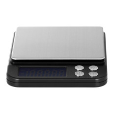 Elektroninen keittiön asteikko, jossa on laskentakappaleita 3 kg / 0,1 g