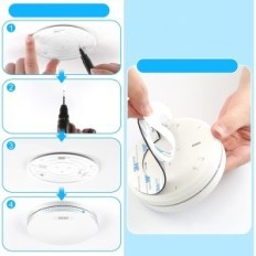 XINDUM füstérzékelő, 85 dB, 3200 mAh, WiFi, 5 db.