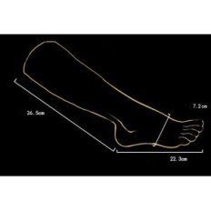 Silicone mannequin jambes Juyo Vonsan Modèle réaliste pour expositions Chaussures et chaussettes